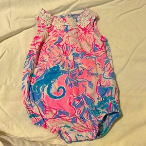 Lilly Pulitzer Baby Bubble Onesie